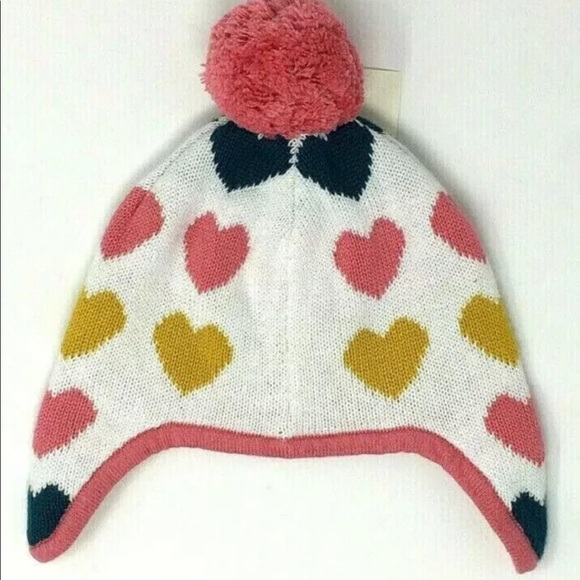 Tucker + Tate Ivory Happy Hearts Beanie Hat - Picture 2 of 5